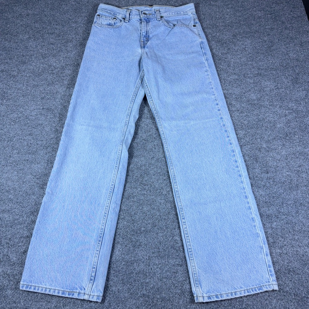 Vintage Levis 577 Loose Fit Jeans Light Wash Wide Leg Pants 577-1114 Womens 6M
